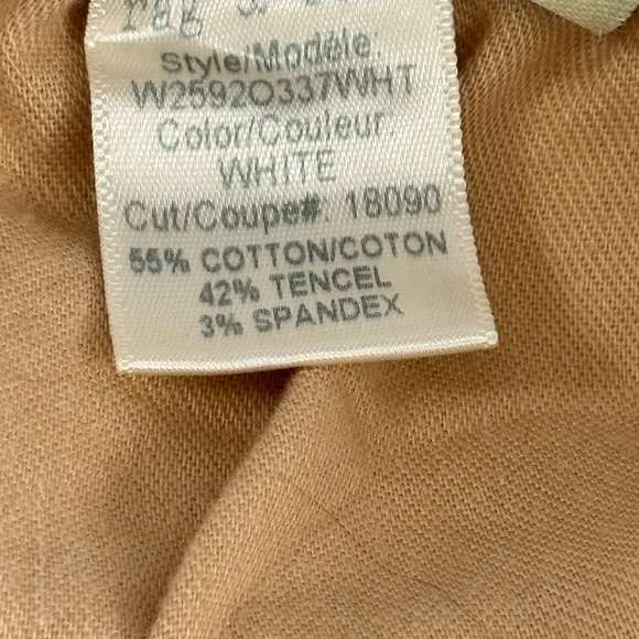 Rag & Bone White Denim Dre Capri Raw Hem Jeans - Picture 6 of 6